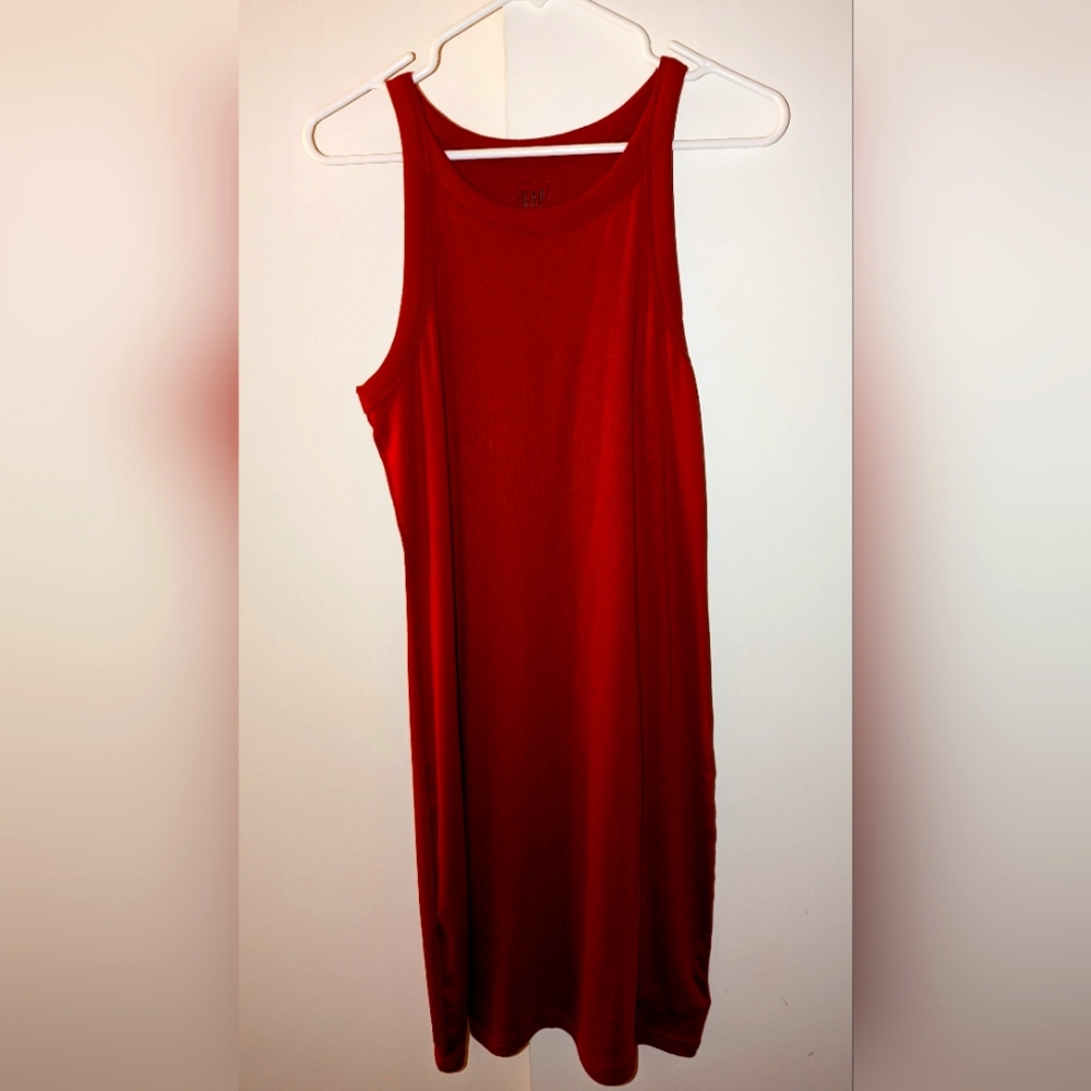 Gap Modern Sleeveless Ringer Tank Dress NWOT